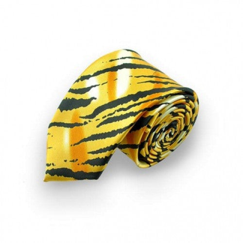 Zebra Stripe Yellow Neckties