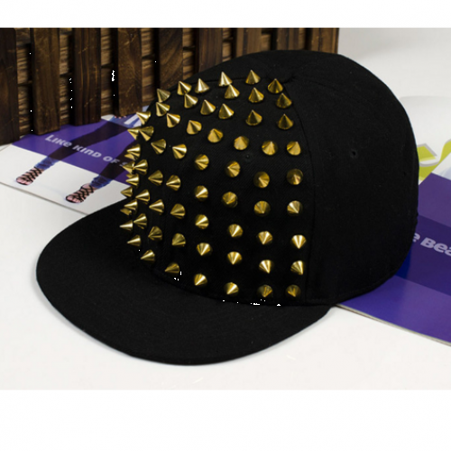 Fashion Punk Rivets Hip Hop Flat Caps