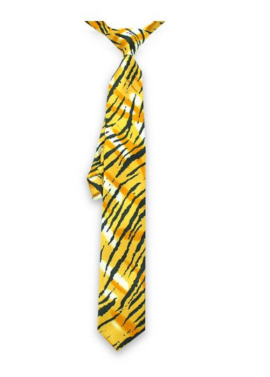 Zebra Stripe Yellow Neckties